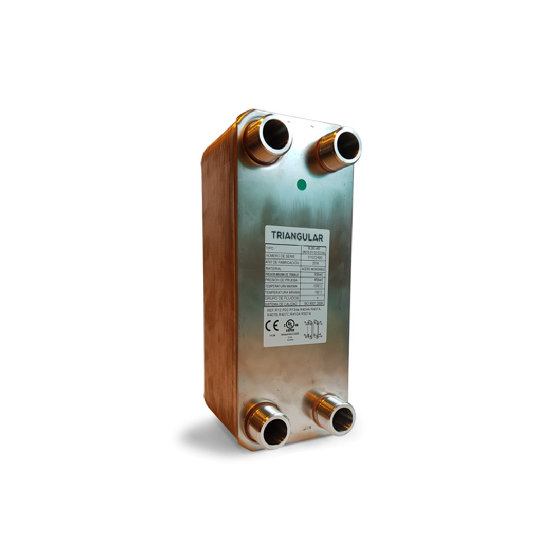 Intercambiador de placas soldadas 20 kw